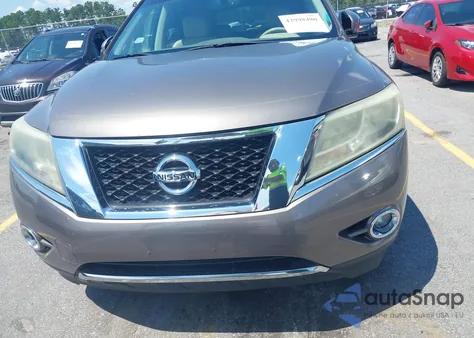 2014 Nissan Pathfinder Platinum z USA, uszkodzony, nr VIN 5N1AR2MM0EC691650